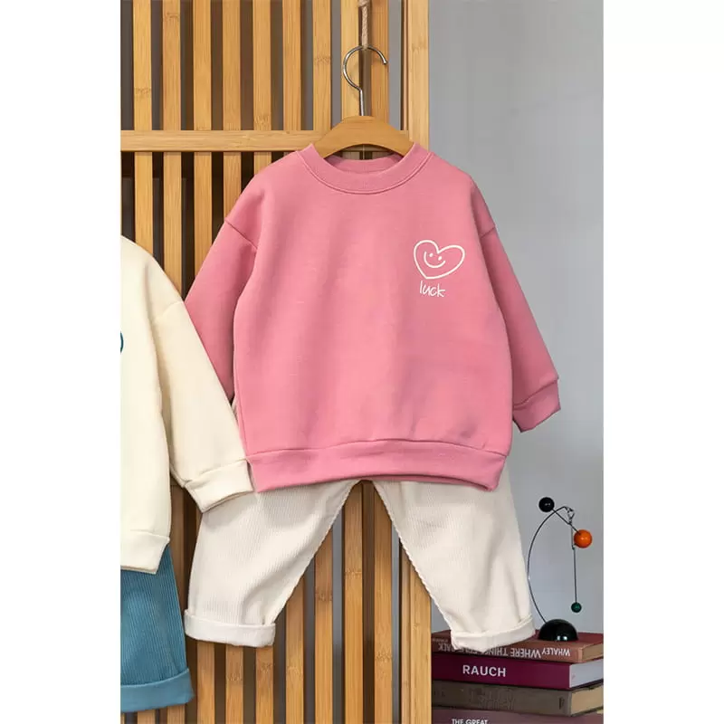 Raykids - Korean Children Fashion - #stylishchildhood - Smile Fleece Tee - 8