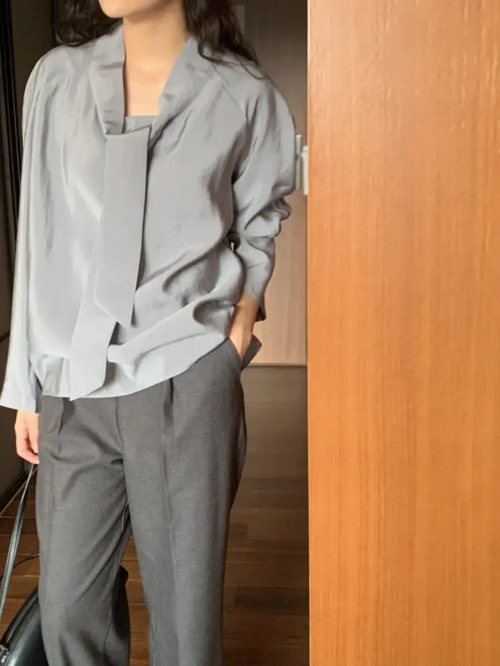 Renouveau - Korean Women Fashion - #momslook - Lumi Blouse - 8