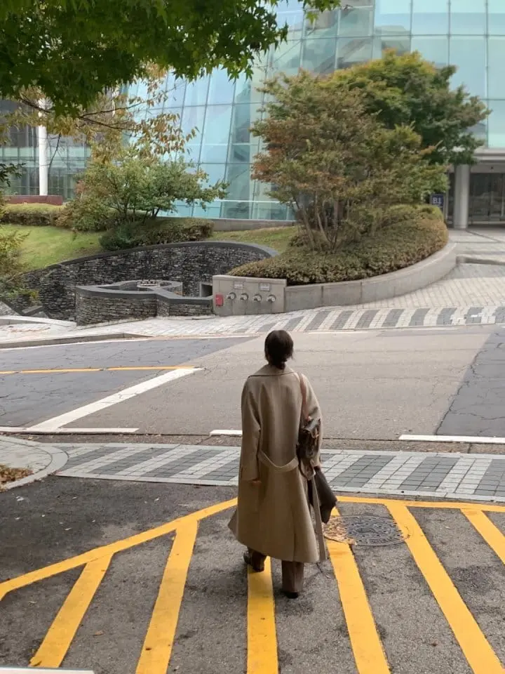 Renouveau - Korean Women Fashion - #vintagekidsstyle - Wool Herringbone Coat - 4