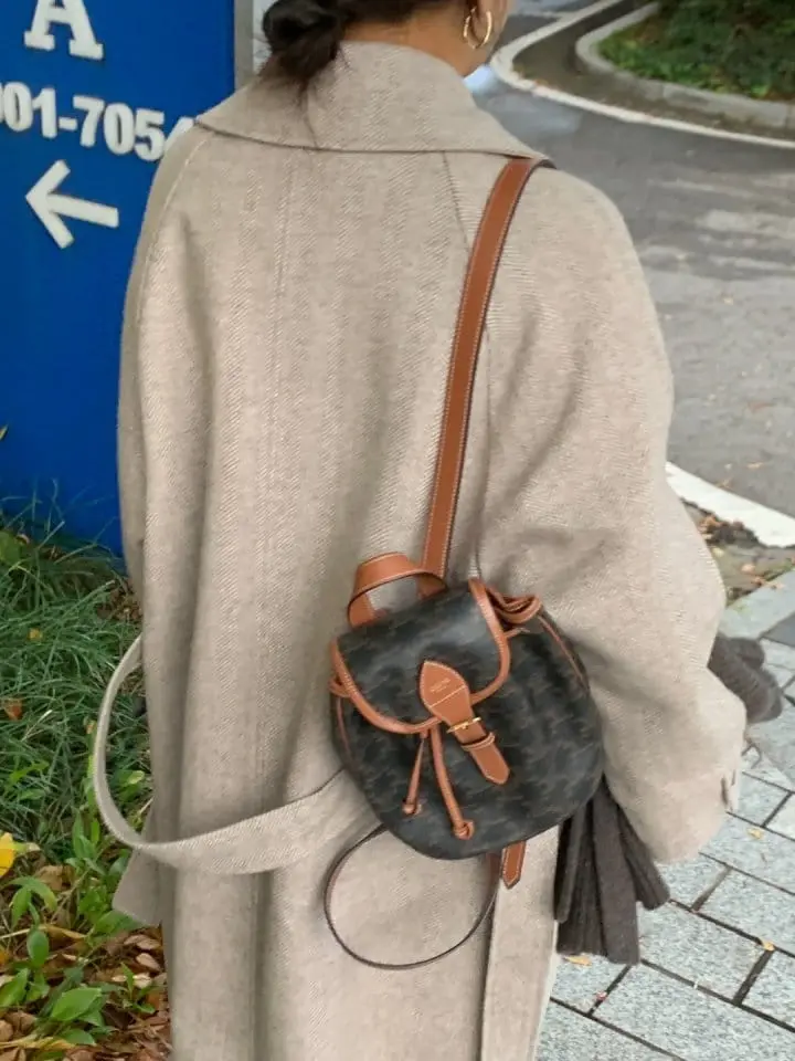 Renouveau - Korean Women Fashion - #romanticstyle - Wool Herringbone Coat - 6