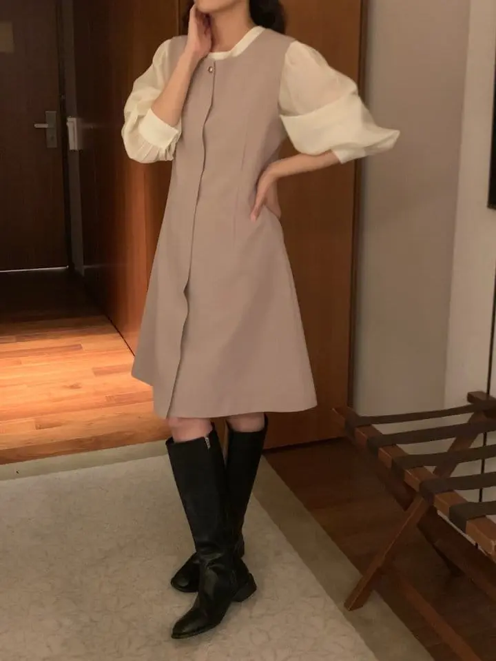 Renouveau - Korean Women Fashion - #thatsdarling - Polin One-piece - 4