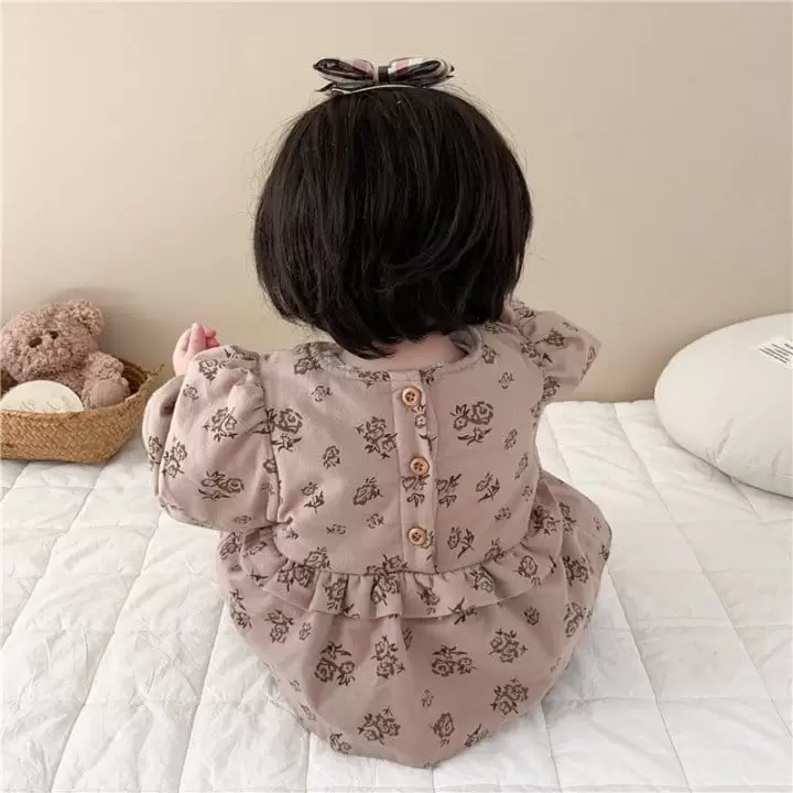 Reve Kid - Korean Baby Fashion - #babygirlfashion - Natural One-piece Bodysuit - 2