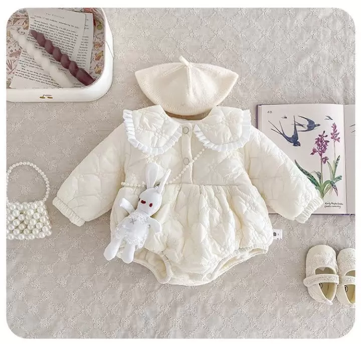 Reve Kid - Korean Baby Fashion - #babyoninstagram - Sailor Padding Bodysuit - 2