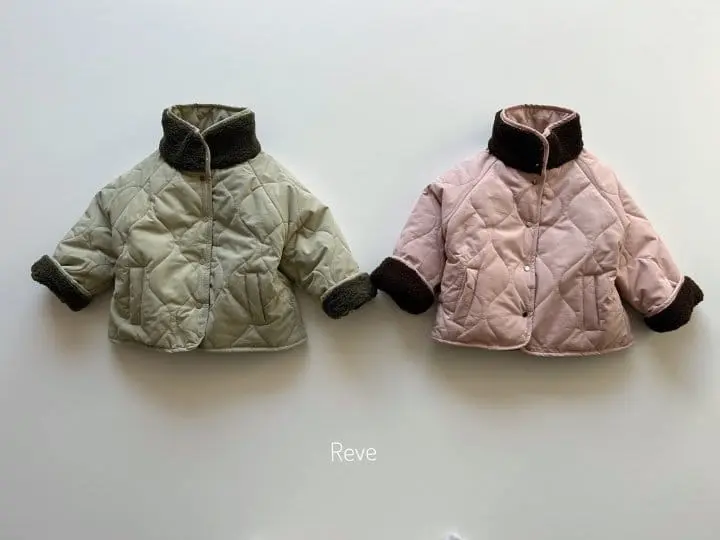 Reve Kid - Korean Children Fashion - #Kfashion4kids - Quilting Bbogle Reversible Jacket