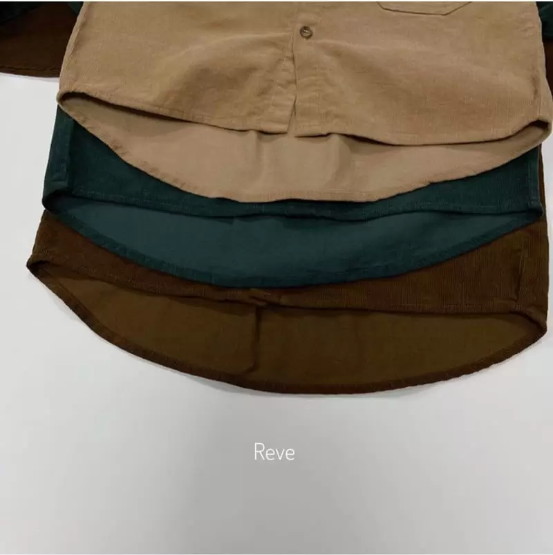 Reve Kid - Korean Children Fashion - #kidsstore - Kid Corduroy Pocket Shirt - 2