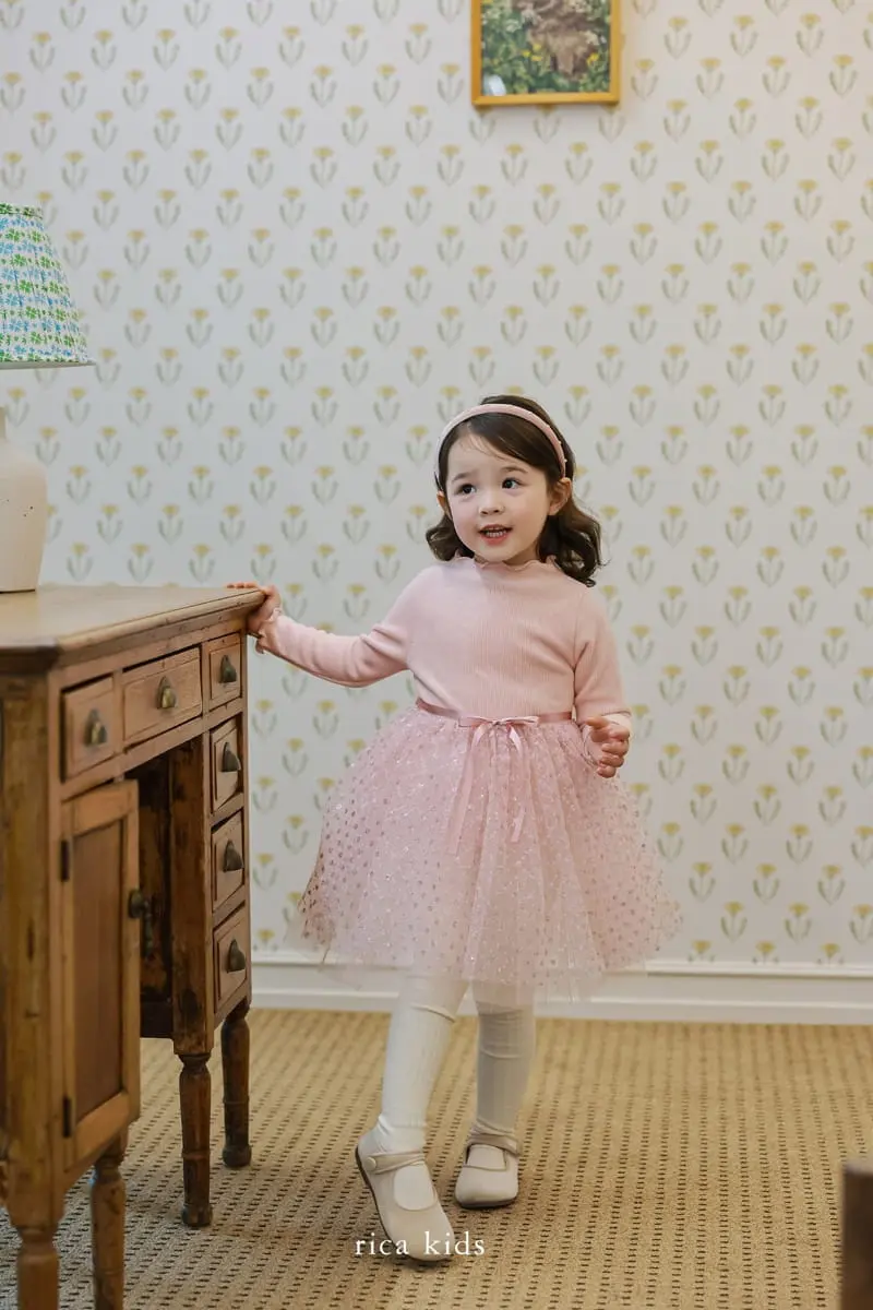 Rica - Korean Children Fashion - #Kfashion4kids - Beads One-piece - 9