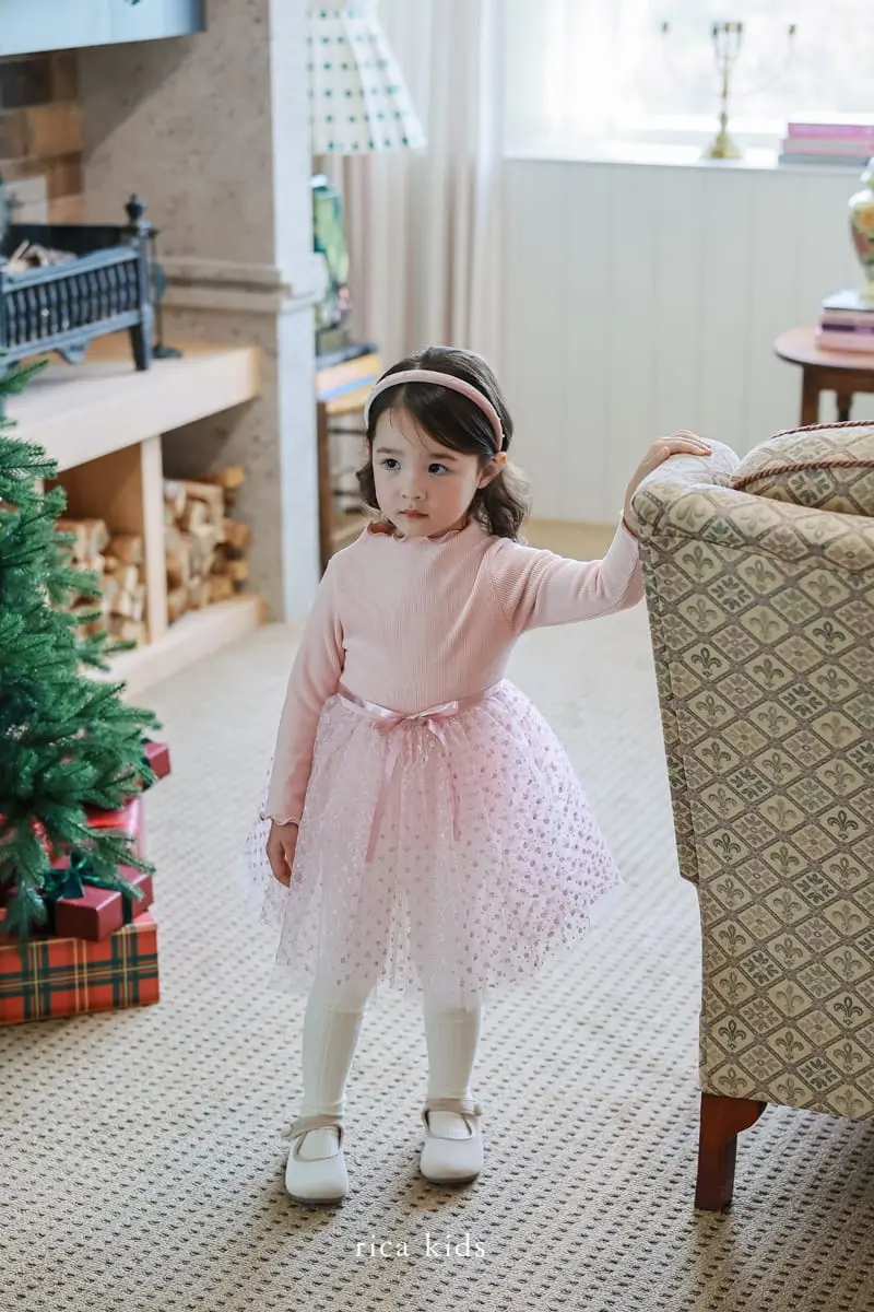 Rica - Korean Children Fashion - #childrensboutique - Beads One-piece - 2