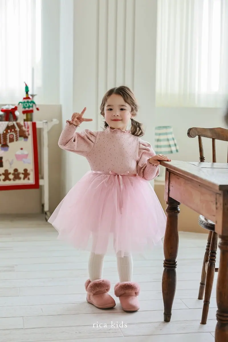 Rica - Korean Children Fashion - #designkidswear - Heart Sha One-piece