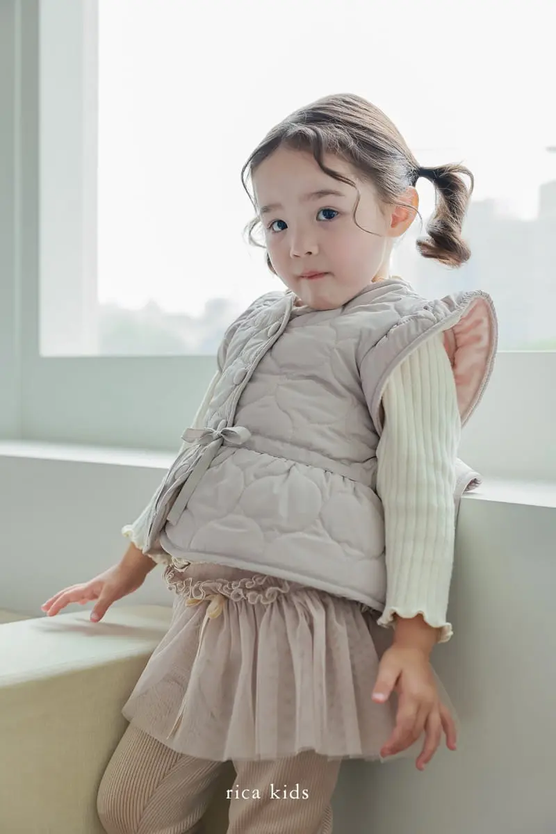 Rica - Korean Children Fashion - #designkidswear - Quilting VEst - 11
