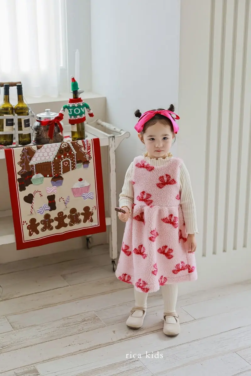 Rica - Korean Children Fashion - #prettylittlegirls - Ribbon One-piece - 7