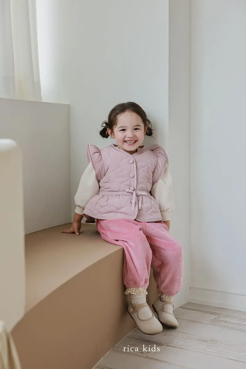 Rica - Korean Children Fashion - #stylishchildhood - Quilting VEst - 8