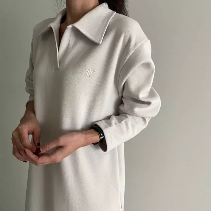 Ripple - Korean Women Fashion - #momslook - Embroidery One-piece - 2