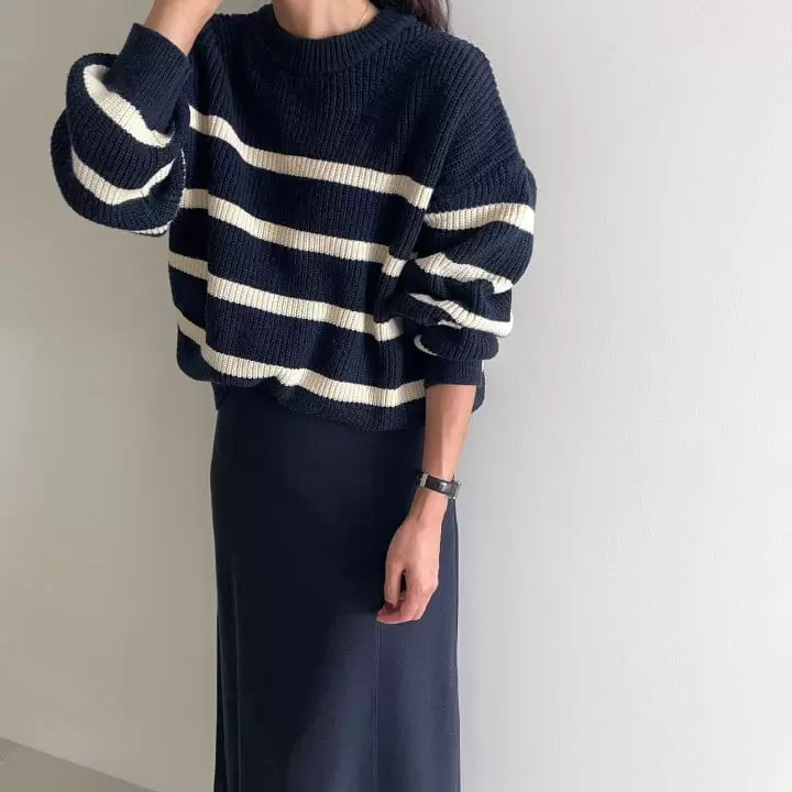 Ripple - Korean Women Fashion - #momslook - Butter ST Knit Tee