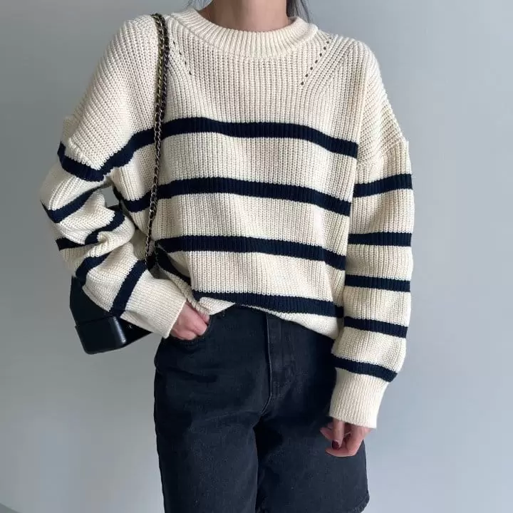 Ripple - Korean Women Fashion - #momslook - Butter ST Knit Tee - 5