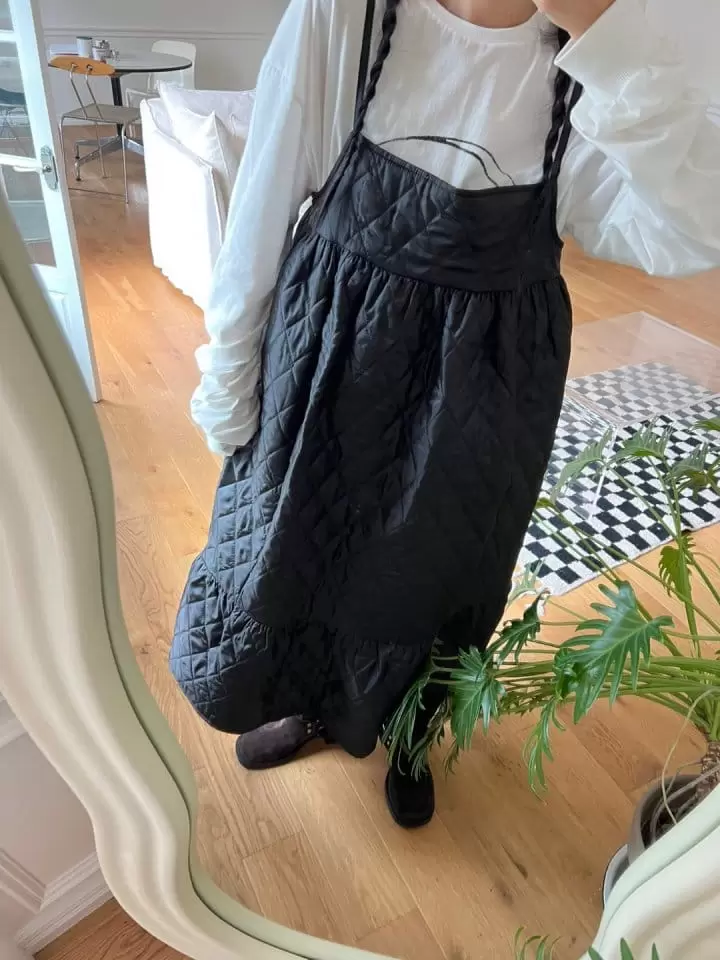Ripple - Korean Women Fashion - #momslook - Quilting One-piece - 7