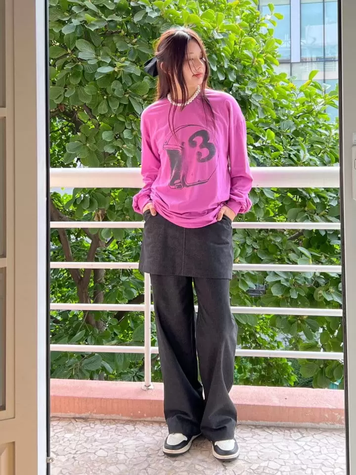 Ripple - Korean Women Fashion - #restrostyle - Helmet Fleece Tee - 9