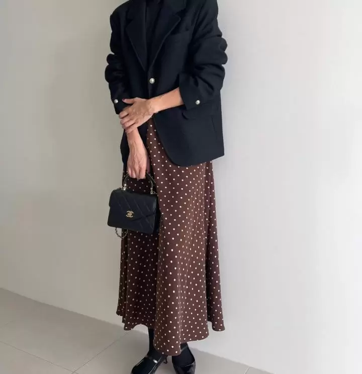 Ripple - Korean Women Fashion - #romanticstyle - Erin Dot Skirt