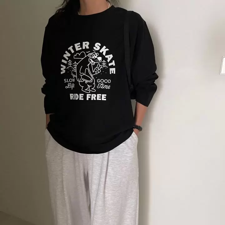 Ripple - Korean Women Fashion - #thatsdarling - Bear Tee - 6