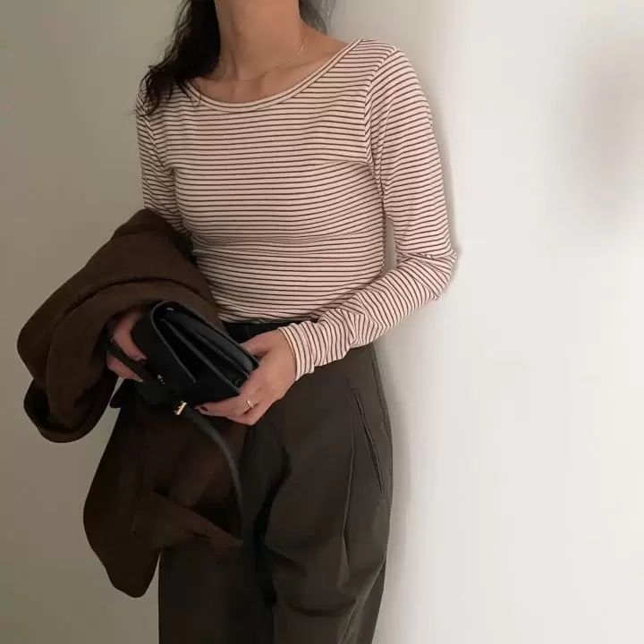 Ripple - Korean Women Fashion - #thatsdarling - Andy Span Tee - 5