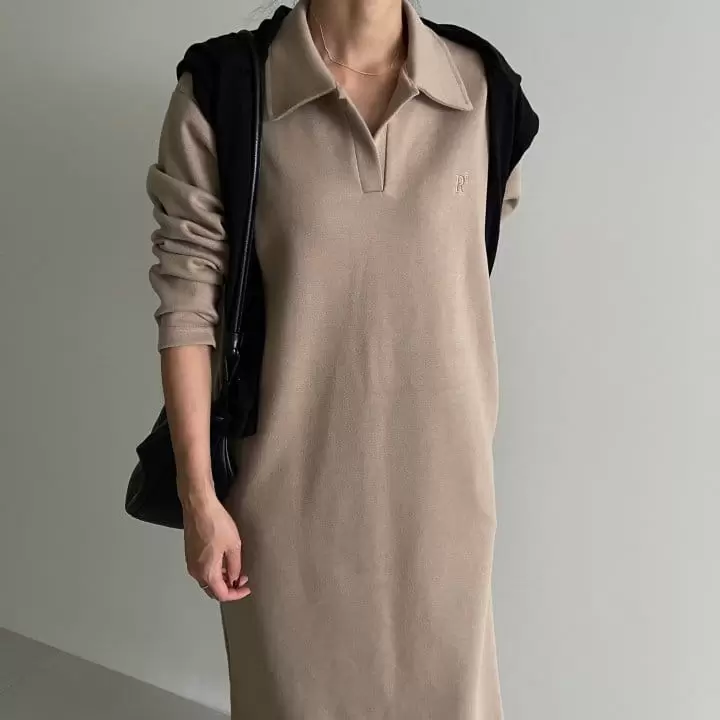 Ripple - Korean Women Fashion - #thelittlethings - Embroidery One-piece