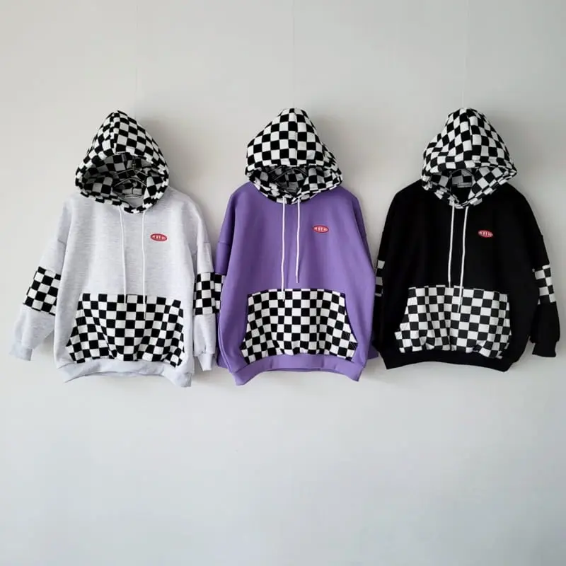 Riwoo Riwoo - Korean Junior Fashion - #Kfashion4kids - RW Check Hoody