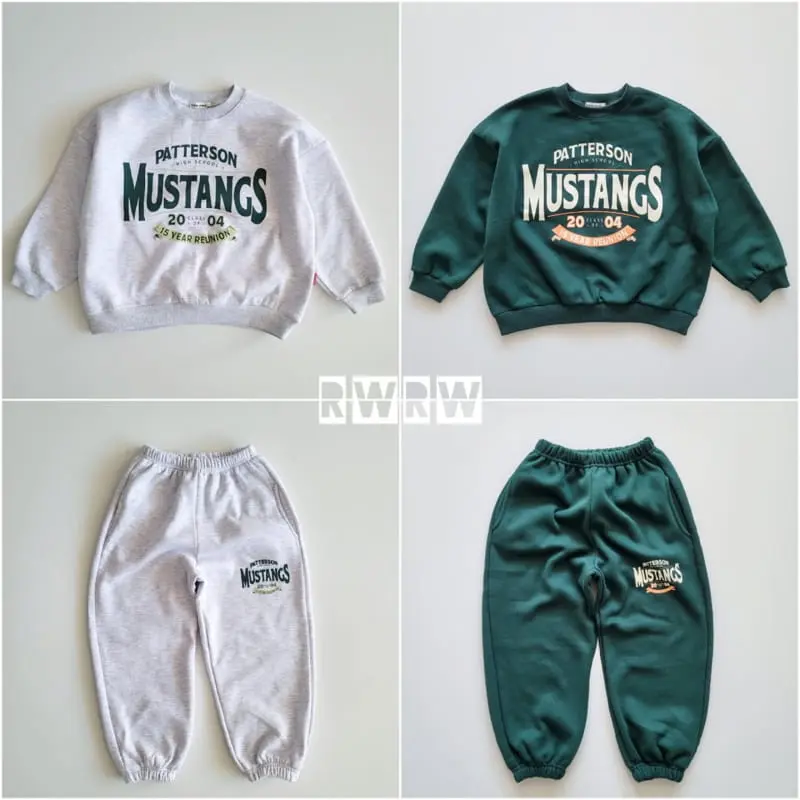 Riwoo Riwoo - Korean Junior Fashion - #fashionkids - Musthang Top Bottom Set