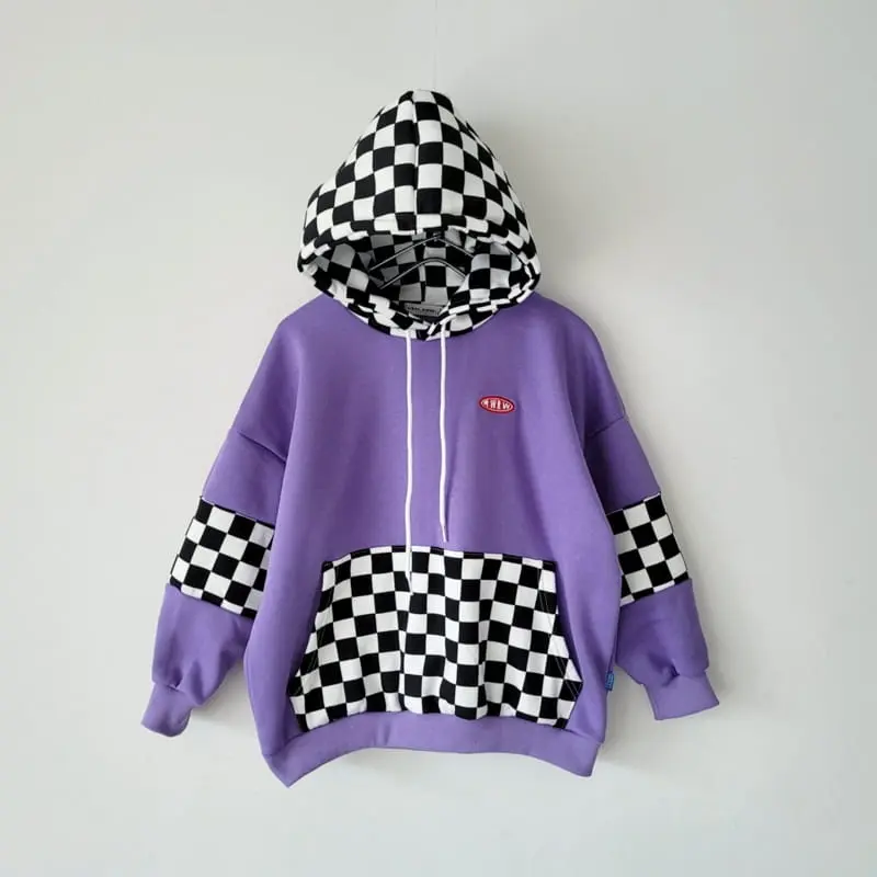 Riwoo Riwoo - Korean Junior Fashion - #magicofchildhood - RW Check Hoody - 3