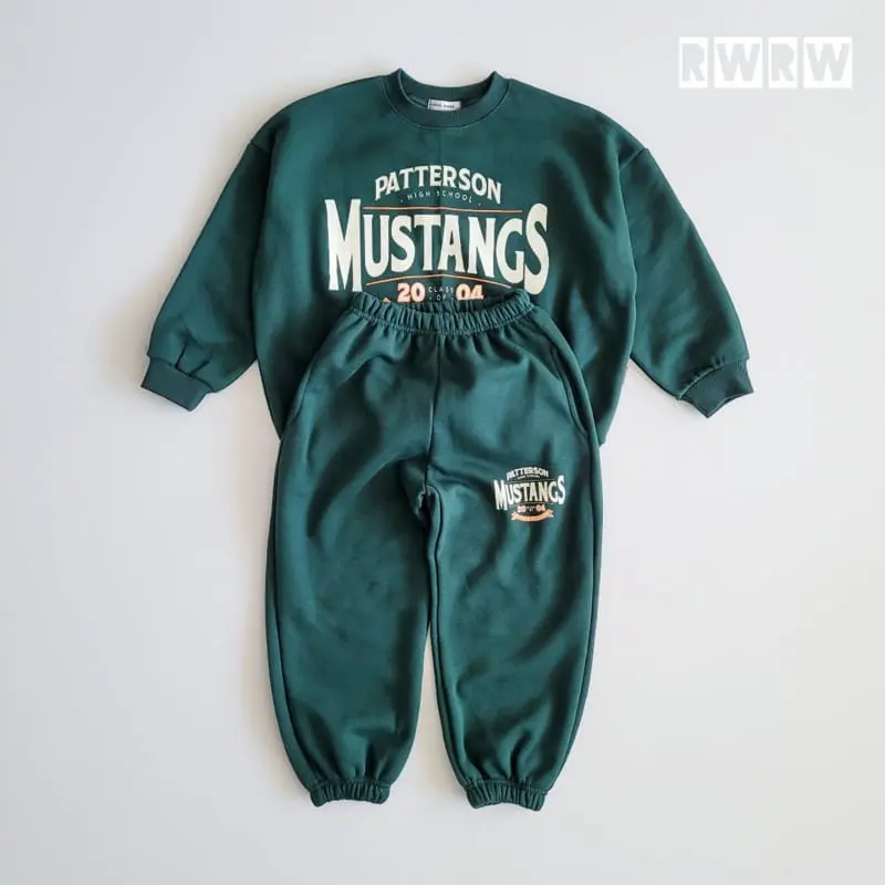 Riwoo Riwoo - Korean Junior Fashion - #toddlerclothing - Musthang Top Bottom Set - 11