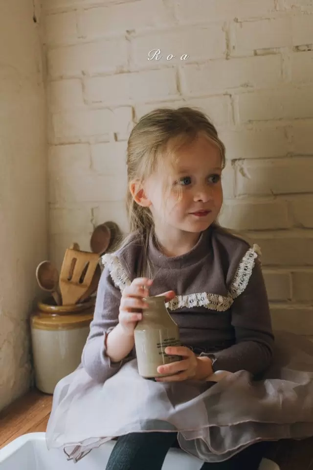 Roa - Korean Children Fashion - #Kfashion4kids - Olive Tee - 10
