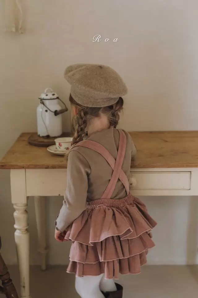 Roa - Korean Children Fashion - #Kfashion4kids - Evlyn Dungaree Skirt - 6