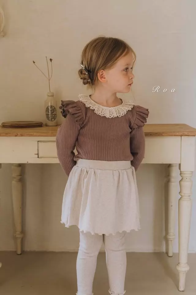 Roa - Korean Children Fashion - #designkidswear - Skirt Leggings - 6