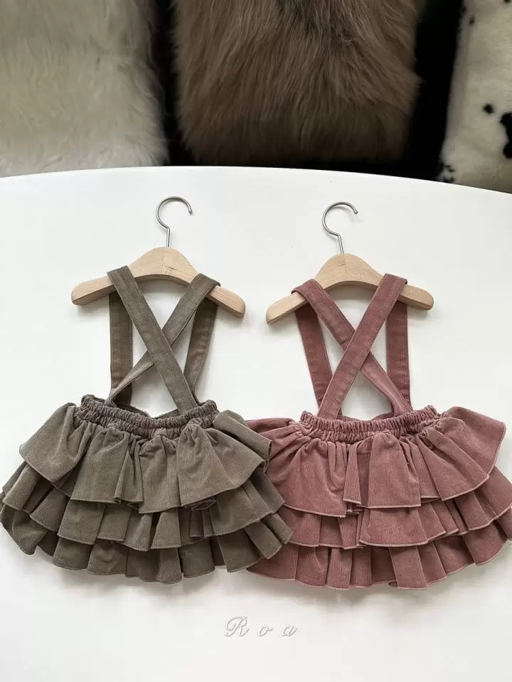 Roa - Korean Children Fashion - #discoveringself - Evlyn Dungaree Skirt