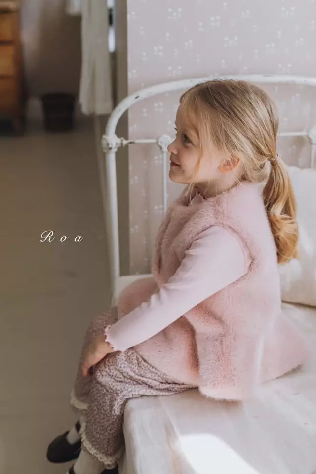 Roa - Korean Children Fashion - #kidsshorts - Mink Vest - 11
