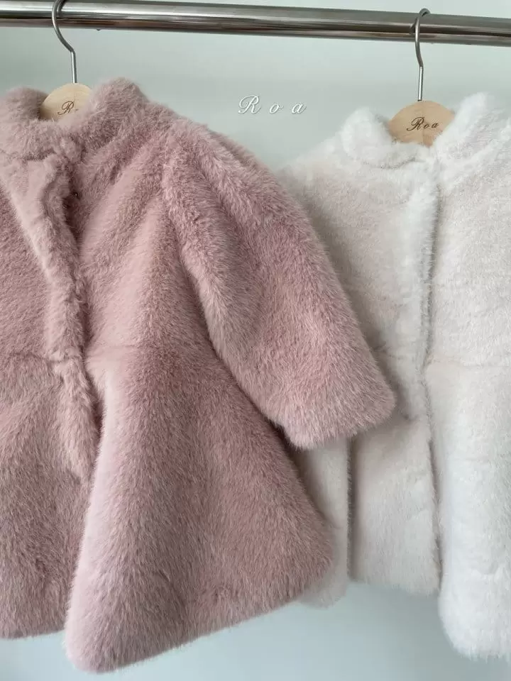 Roa - Korean Children Fashion - #magicofchildhood - Mink Coat - 3