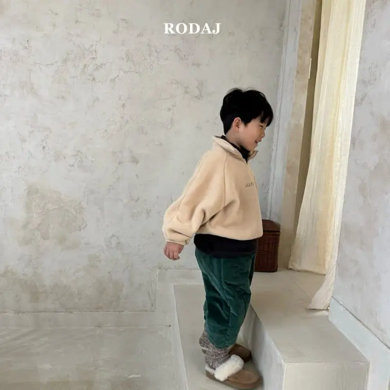 Roda J - Korean Children Fashion - #kidsshorts - Low Half Zip-up - 2