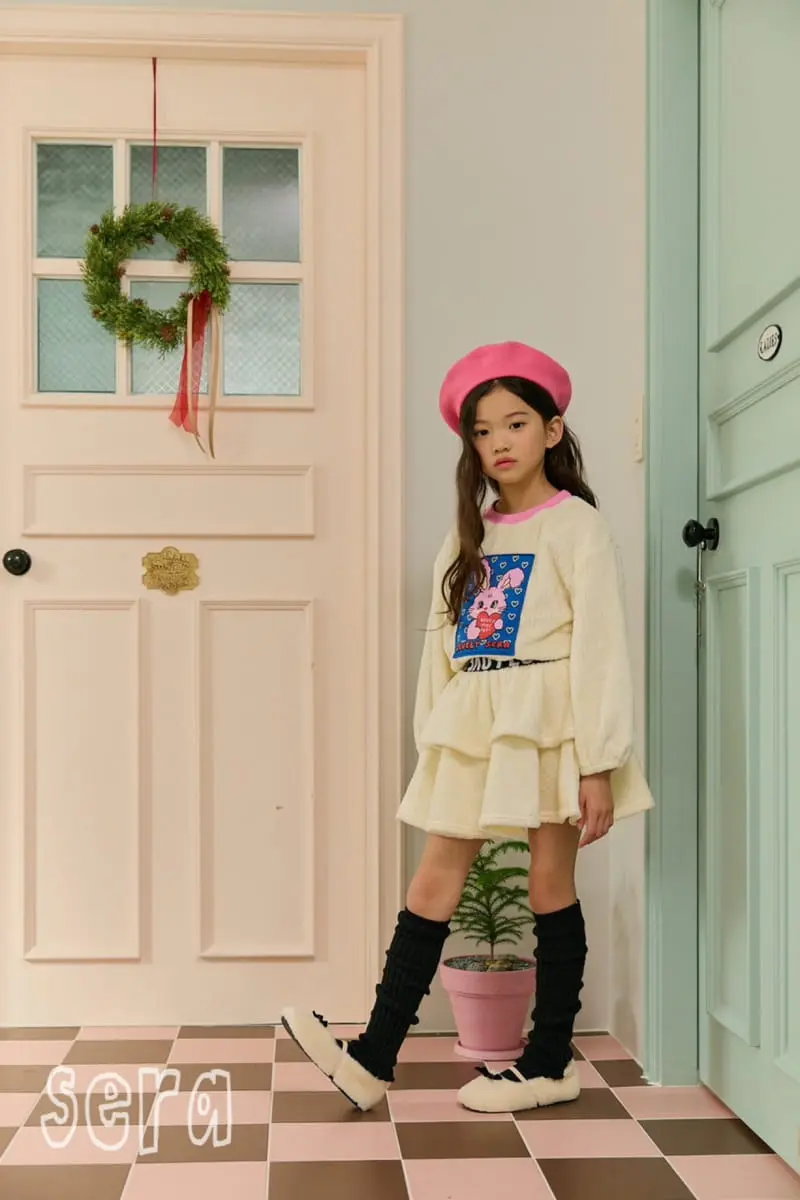 Sera - Korean Children Fashion - #childofig - Rabbit Fluffy Sweatshirt - 5