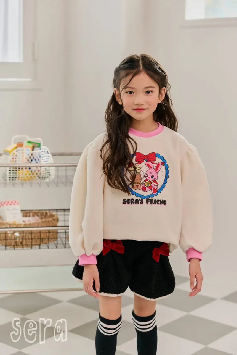 Sera - Korean Children Fashion - #kidzfashiontrend - Heart Fleece Sweatshirt - 7