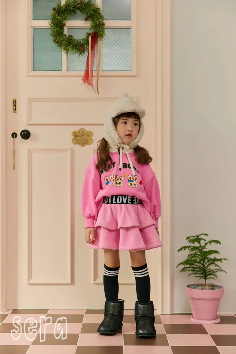Sera - Korean Children Fashion - #littlefashionista - Fluffy Collar Zip-up Sweatshirt - 3