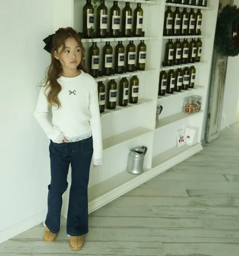 Sewing-B - Korean Children Fashion - #Kfashion4kids - Ribbon Tee - 5
