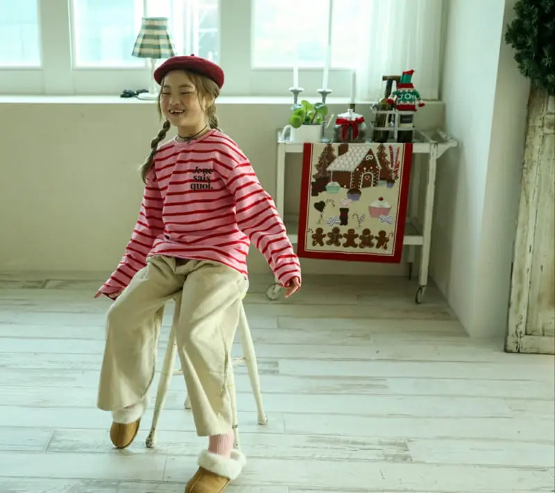 Sewing-B - Korean Children Fashion - #designkidswear - Rib Fleece Wrinkle Pants - 5