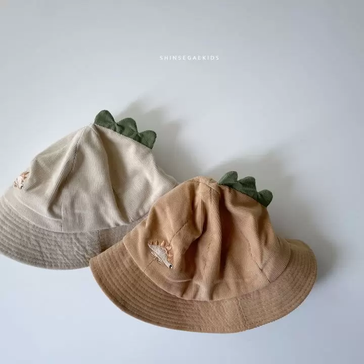 Shinseage Kids - Korean Children Fashion - #fashionkids - Rib Dino Bucket Hat