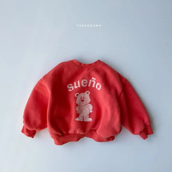 Shinseage Kids - Korean Children Fashion - #minifashionista - Stand Bear Sweatshirt - 6