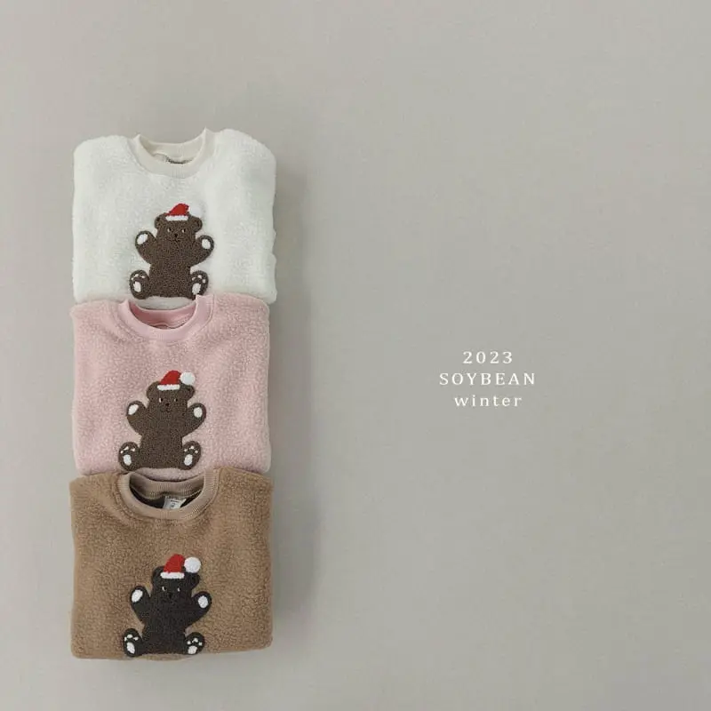 Soybean - Korean Children Fashion - #designkidswear - Bear Bbogle Sweatshirt - 11