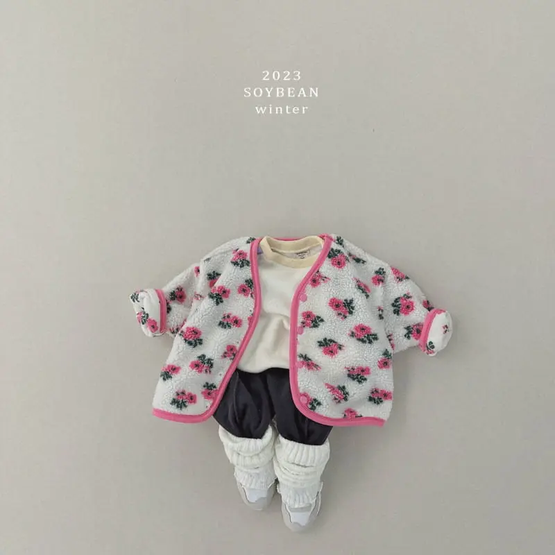 Soybean - Korean Children Fashion - #discoveringself - Fleece Pintuck Pants - 5