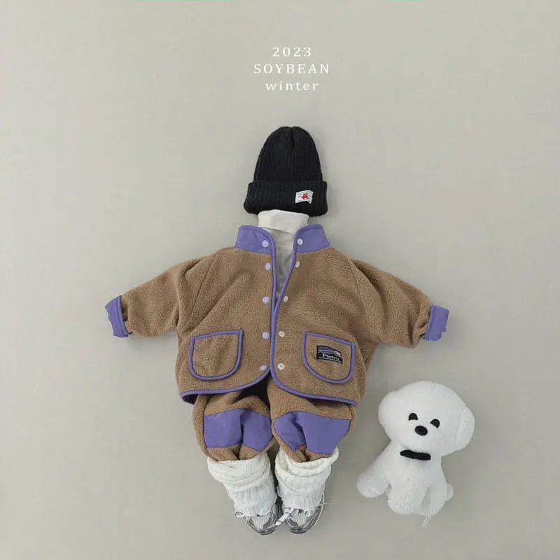 Soybean - Korean Children Fashion - #discoveringself - Fleece Pants - 3