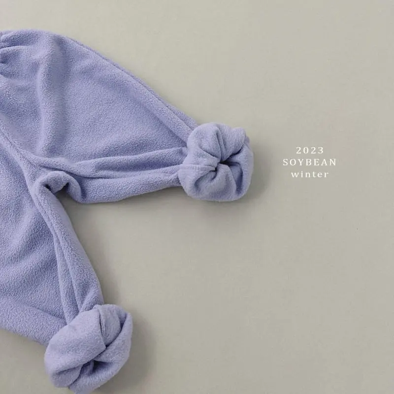 Soybean - Korean Children Fashion - #fashionkids - Fleece Half Zip-up Top Bottom Set - 10