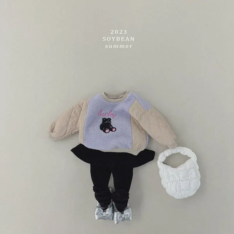 Soybean - Korean Children Fashion - #kidsshorts - Lucky Padding Sweatshirt - 7