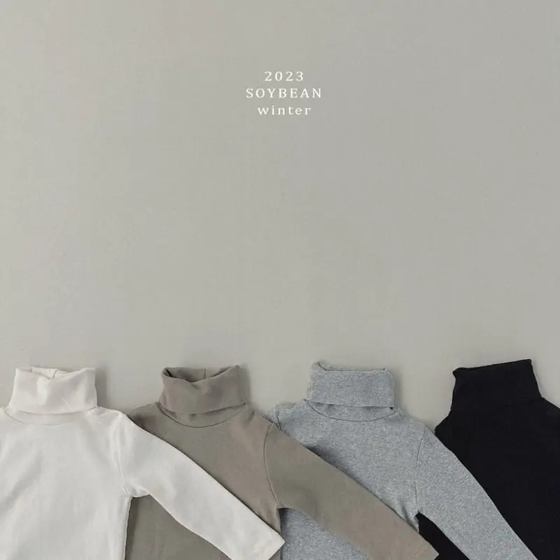 Soybean - Korean Children Fashion - #kidsstore - Inner Slim Turtleneck Tee - 11