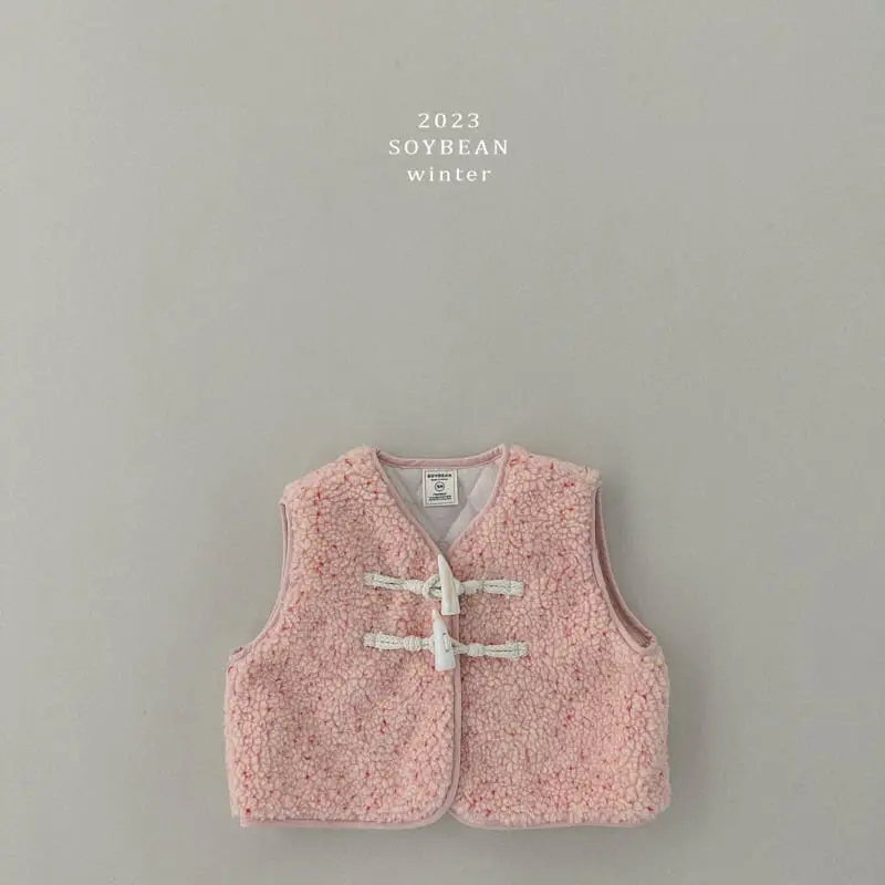 Soybean - Korean Children Fashion - #kidsstore - Popping Candy Fleece Vest - 9
