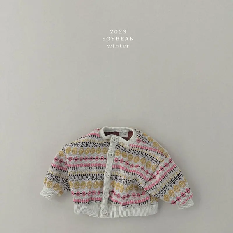 Soybean - Korean Children Fashion - #kidzfashiontrend - Fleece Vintage Cardigan - 6